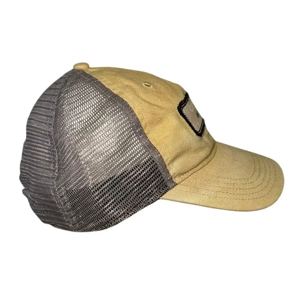 Carhartt Est 1889 Mesh Back Trucker Hat Beige Gray Snapback Workwear Cap OS